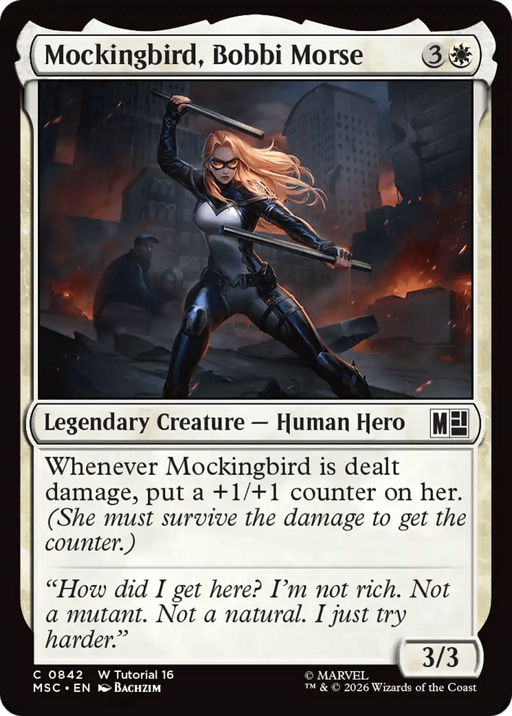 Mockingbird, Bobbi Morse (0842) [Marvel Super Heroes Commander] MTG Single Magic: The Gathering  | Multizone: Comics And Games