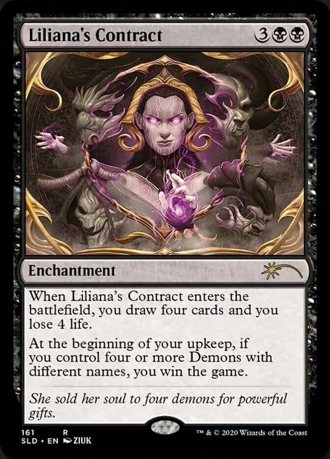 Liliana's Contract [Secret Lair Drop Series] MTG Single Magic: The Gathering  | Multizone: Comics And Games