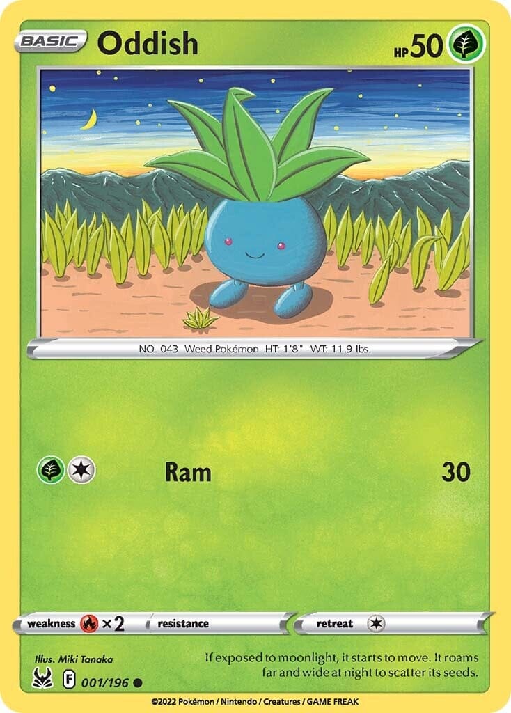 Oddish (001/196) [Sword & Shield: Lost Origin] Pokemon Single Pokémon  | Multizone: Comics And Games