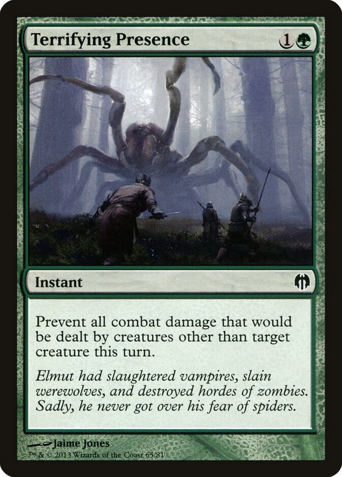 Terrifying Presence [Duel Decks: Heroes vs. Monsters] MTG Single Magic: The Gathering  | Multizone: Comics And Games