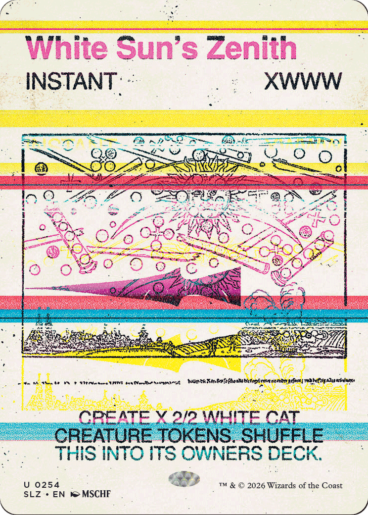 White Sun's Zenith (0254) [Secret Lair x MSCHF: The Zeta Set] | Multizone: Comics And Games