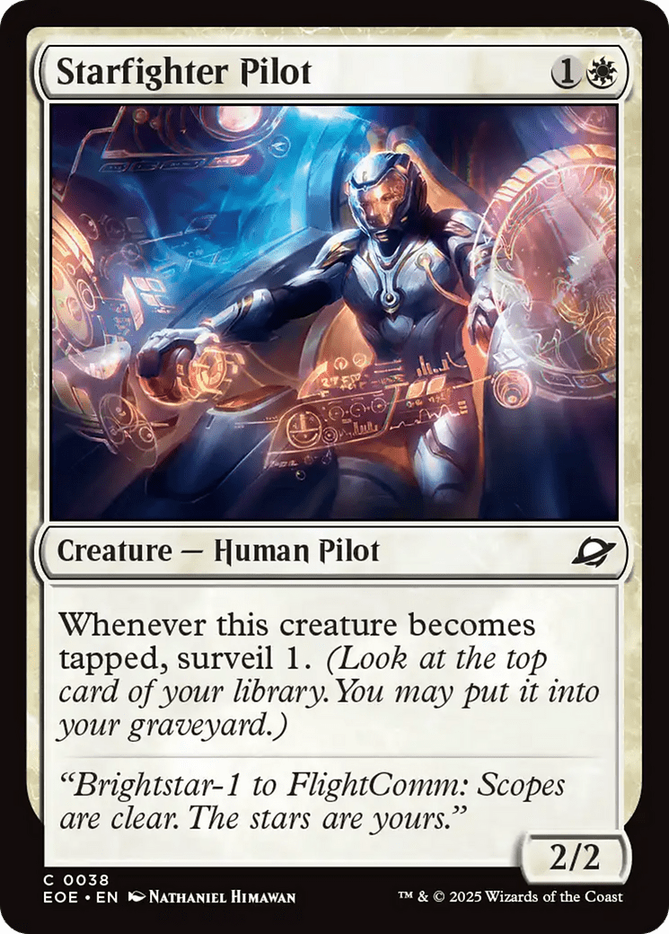 Starfighter Pilot [Edge of Eternities] MTG Single Magic: The Gathering  | Multizone: Comics And Games