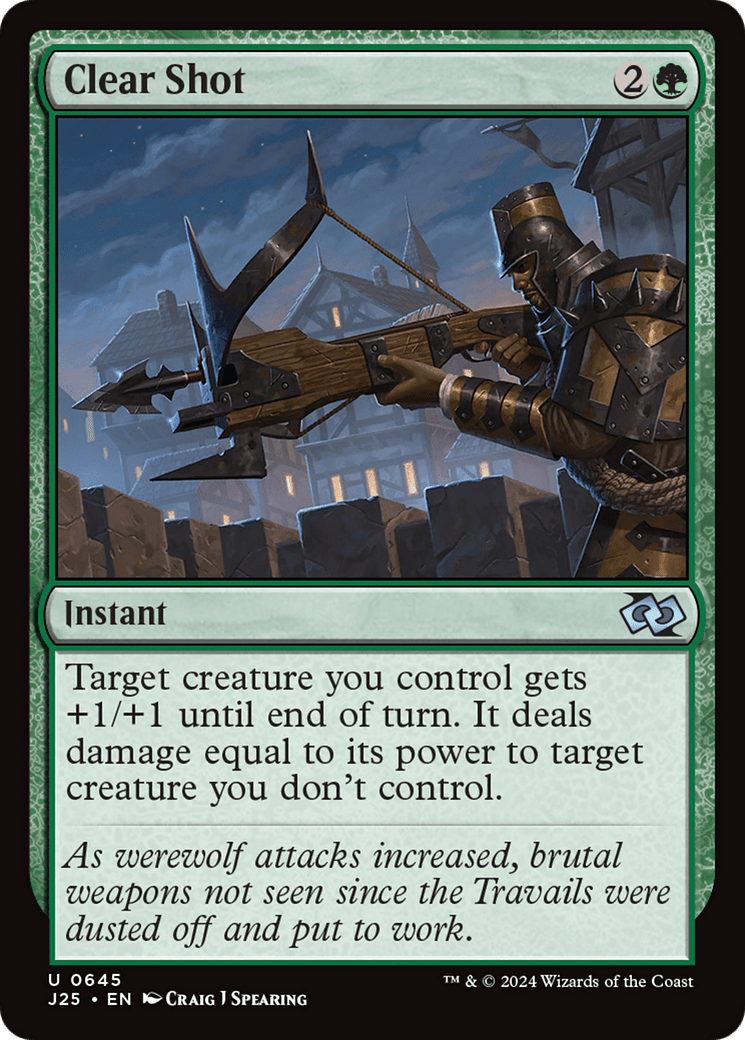 Clear Shot [Foundations Jumpstart] MTG Single Magic: The Gathering  | Multizone: Comics And Games
