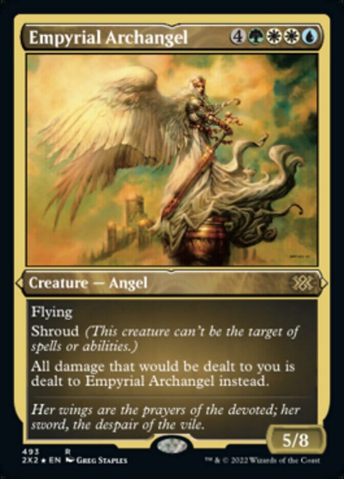 Empyrial Archangel (Foil Etched) [Double Masters 2022] MTG Single Magic: The Gathering  | Multizone: Comics And Games