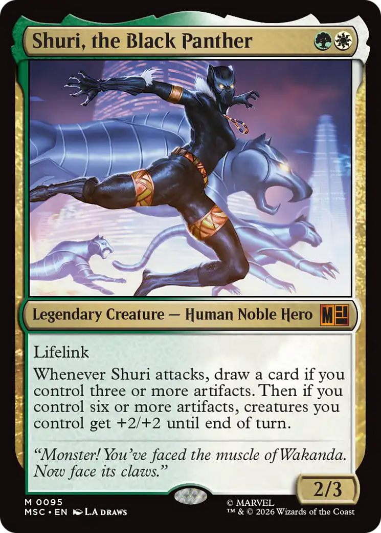 Shuri, the Black Panther (Surge Foil) [Marvel Super Heroes Commander] | Multizone: Comics And Games