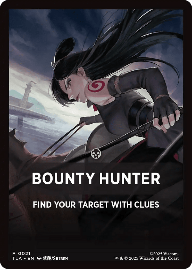 Bounty Hunter Theme Card [Avatar: The Last Airbender Tokens] MTG Single Magic: The Gathering  | Multizone: Comics And Games