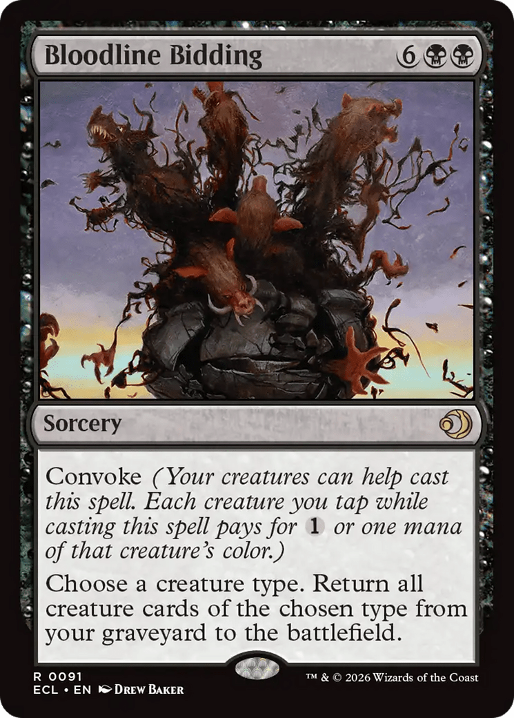 Bloodline Bidding [Lorwyn Eclipsed] MTG Single Magic: The Gathering  | Multizone: Comics And Games