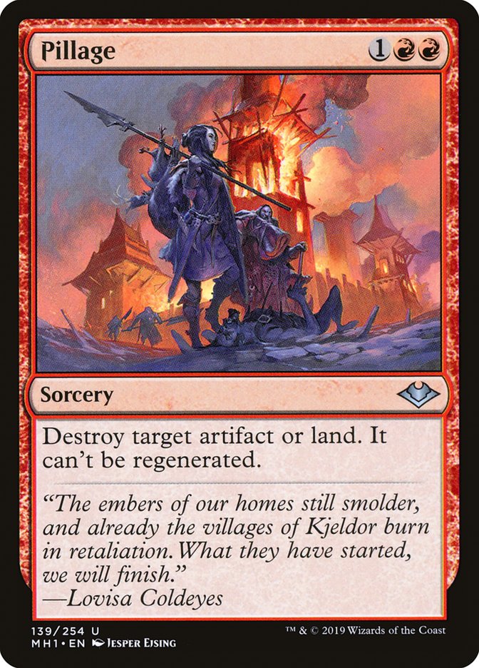 Pillage [Modern Horizons] MTG Single Magic: The Gathering  | Multizone: Comics And Games