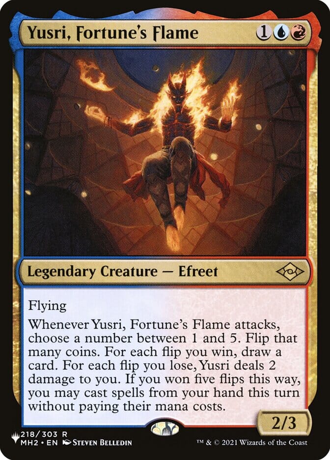 Yusri, Fortune's Flame [Secret Lair: Heads I Win, Tails You Lose] MTG Single Magic: The Gathering  | Multizone: Comics And Games