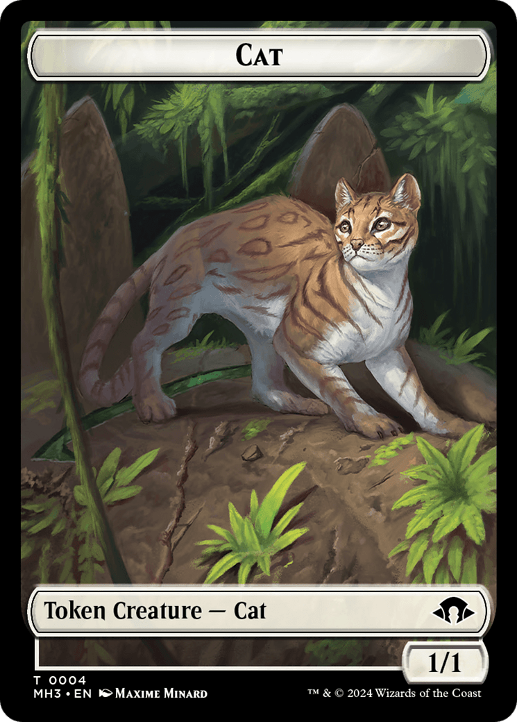 Phyrexian Germ // Cat Double-Sided Token [Modern Horizons 3 Tokens] MTG Single Magic: The Gathering  | Multizone: Comics And Games