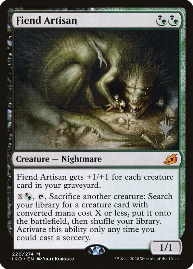 Fiend Artisan (Promo Pack) [Ikoria: Lair of Behemoths Promos] MTG Single Magic: The Gathering  | Multizone: Comics And Games