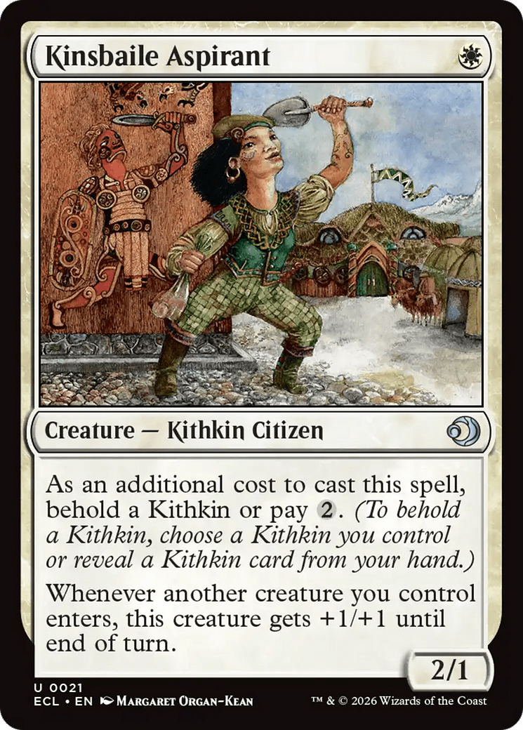 Kinsbaile Aspirant [Lorwyn Eclipsed] MTG Single Magic: The Gathering  | Multizone: Comics And Games