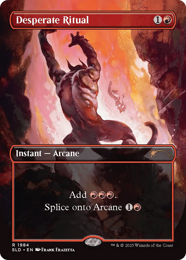 Desperate Ritual (1984) (Rainbow Foil) [Secret Lair Drop Series] MTG Single Magic: The Gathering  | Multizone: Comics And Games
