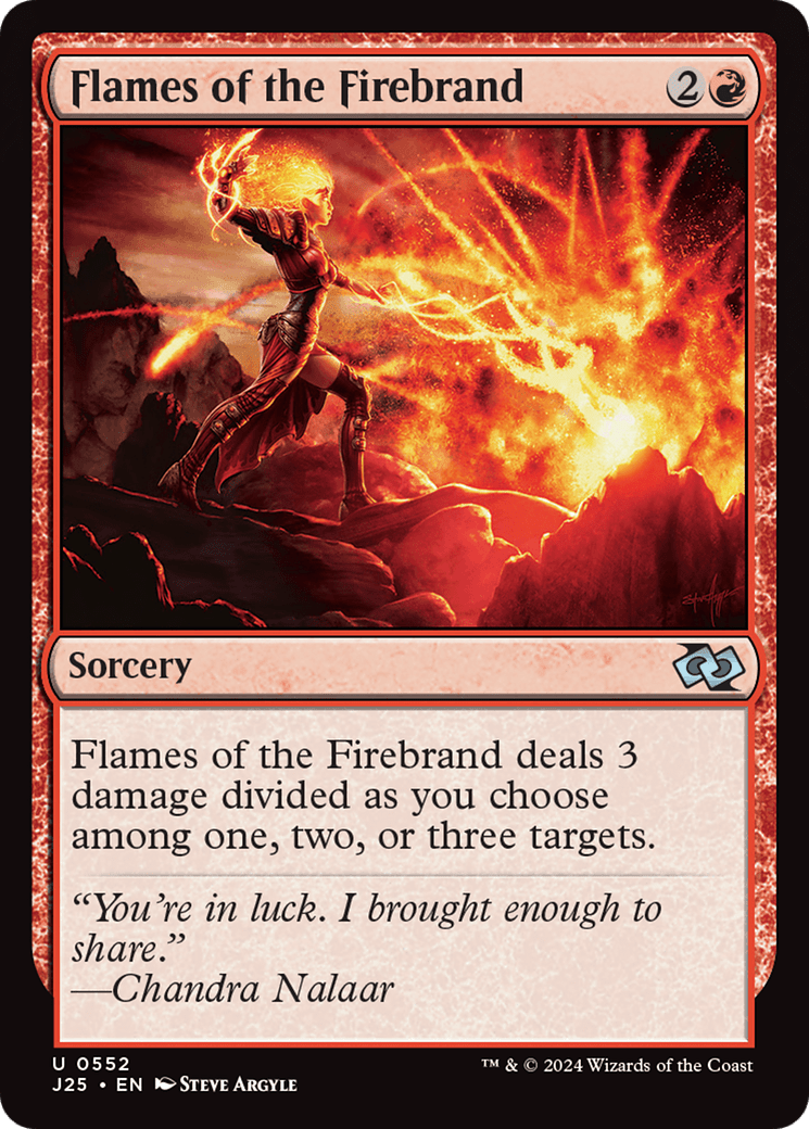 Flames of the Firebrand [Foundations Jumpstart] MTG Single Magic: The Gathering  | Multizone: Comics And Games