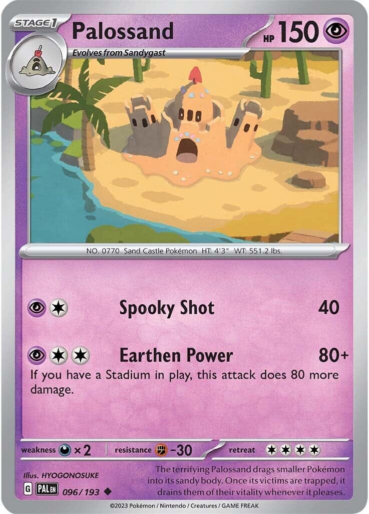 Palossand (096/193) [Scarlet & Violet: Paldea Evolved] Pokemon Single Pokémon  | Multizone: Comics And Games