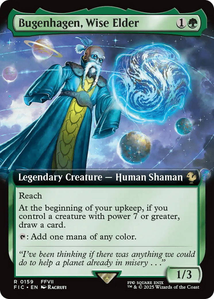 Bugenhagen, Wise Elder (Extended Art) [FINAL FANTASY Commander] MTG Single Magic: The Gathering  | Multizone: Comics And Games