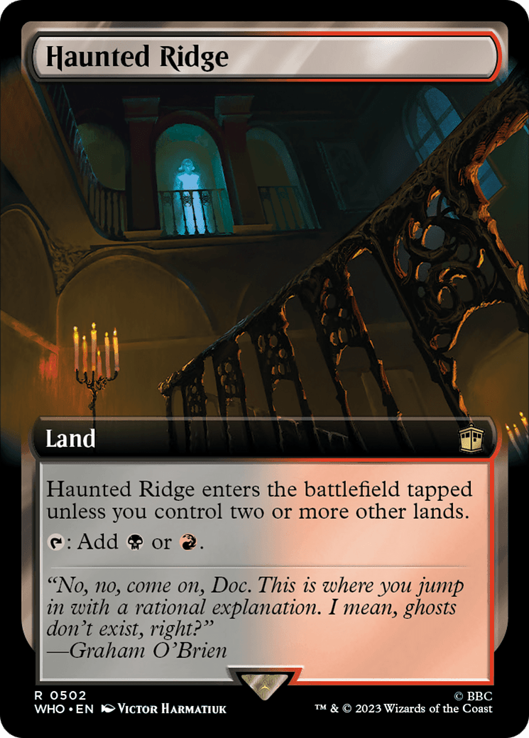 Haunted Ridge (Extended Art) [Doctor Who] MTG Single Magic: The Gathering  | Multizone: Comics And Games