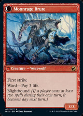 Brutal Cathar // Moonrage Brute [Innistrad: Midnight Hunt] MTG Single Magic: The Gathering  | Multizone: Comics And Games