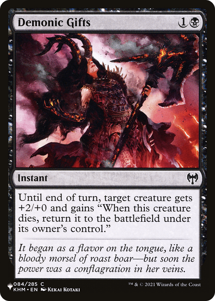 Demonic Gifts [The List] MTG Single Magic: The Gathering  | Multizone: Comics And Games