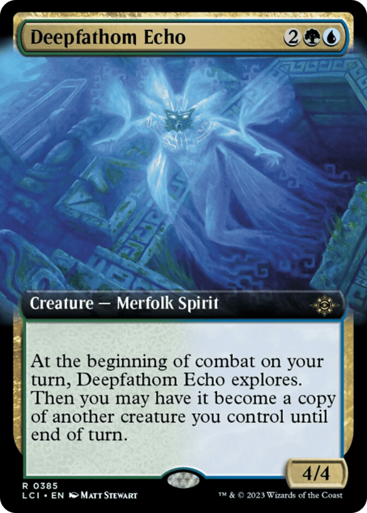 Deepfathom Echo (Extended Art) [The Lost Caverns of Ixalan] MTG Single Magic: The Gathering  | Multizone: Comics And Games