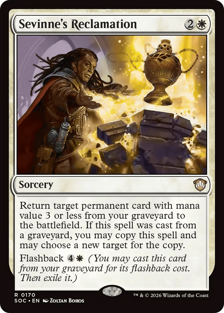 Sevinne's Reclamation [Secrets of Strixhaven Commander] MTG Single Magic: The Gathering  | Multizone: Comics And Games