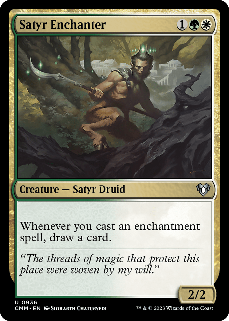 Satyr Enchanter [Commander Masters] MTG Single Magic: The Gathering  | Multizone: Comics And Games