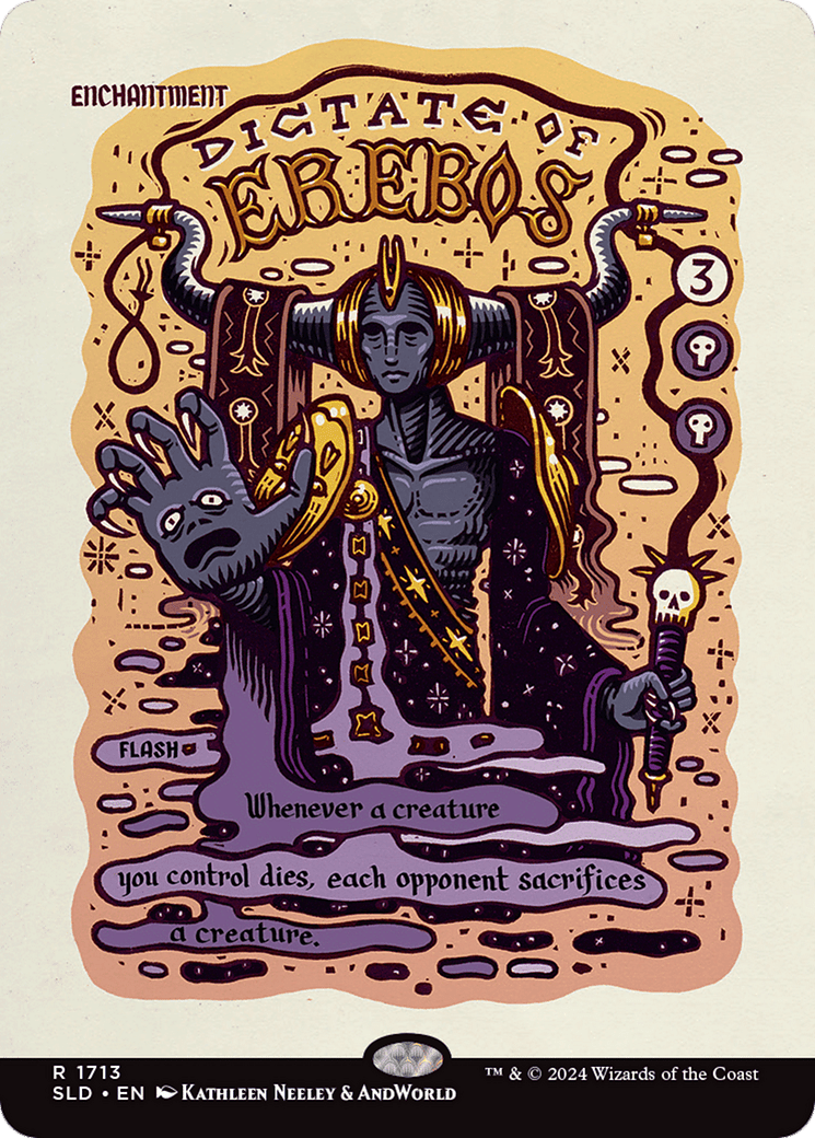 Dictate of Erebos [Secret Lair Drop Series] MTG Single Magic: The Gathering  | Multizone: Comics And Games