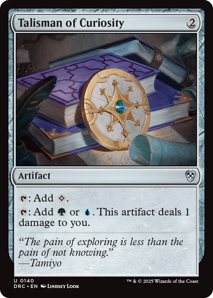 Talisman of Curiosity [Aetherdrift Commander] MTG Single Magic: The Gathering  | Multizone: Comics And Games