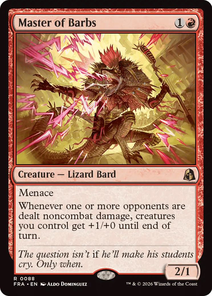 Master of Barbs [Reality Fracture] MTG Single Magic: The Gathering  | Multizone: Comics And Games