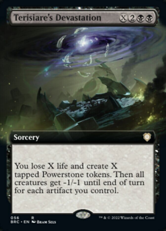Terisiare's Devastation (Extended Art) [The Brothers' War Commander] MTG Single Magic: The Gathering  | Multizone: Comics And Games