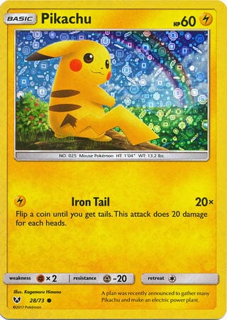 Pikachu (28/73) (General Mills Promo) [Miscellaneous Cards] Pokemon Single Pokémon  | Multizone: Comics And Games