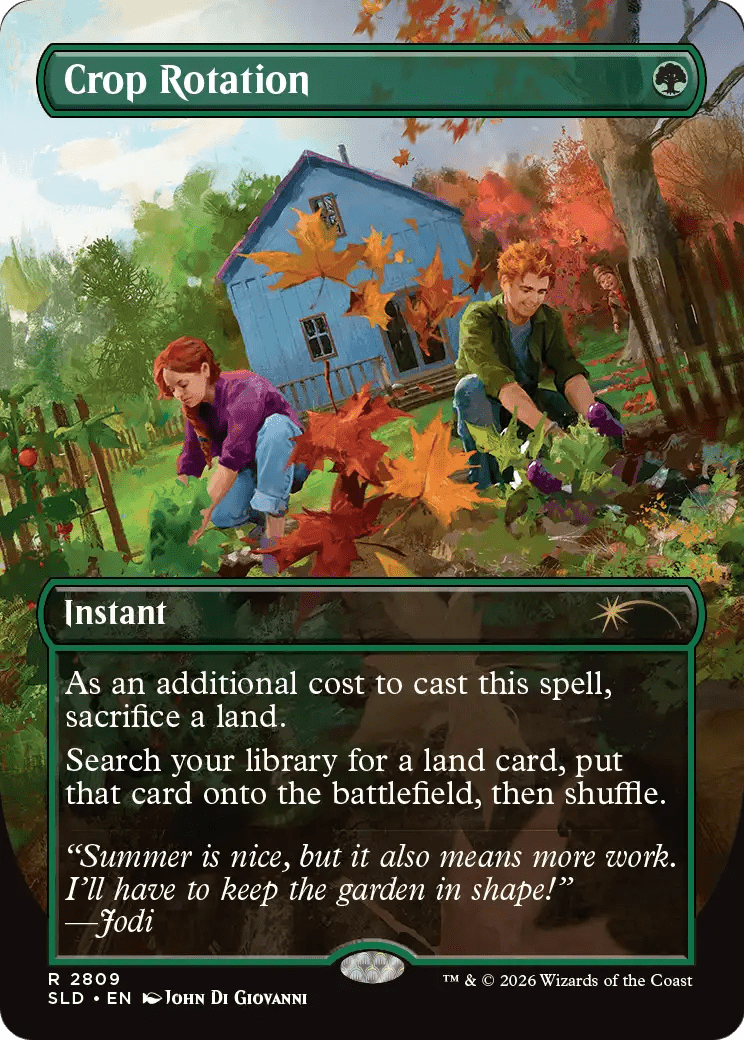 Crop Rotation [Secret Lair Drop Series] MTG Single Magic: The Gathering  | Multizone: Comics And Games