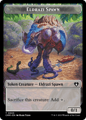 Eldrazi Spawn // Dragon (0021) Double-Sided Token [Commander Masters Tokens] MTG Single Magic: The Gathering  | Multizone: Comics And Games