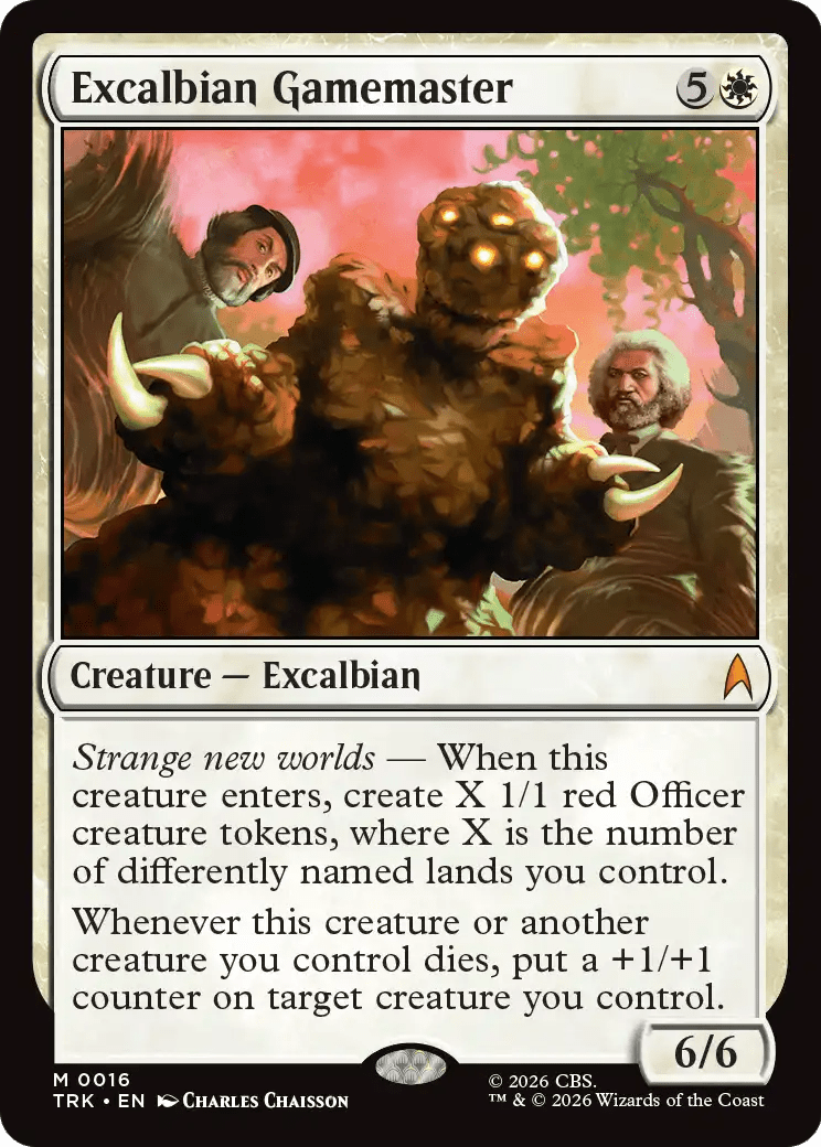 Excalbian Gamemaster [Star Trek] MTG Single Magic: The Gathering  | Multizone: Comics And Games