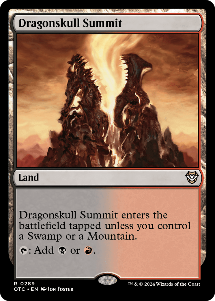 Dragonskull Summit [Outlaws of Thunder Junction Commander] MTG Single Magic: The Gathering  | Multizone: Comics And Games
