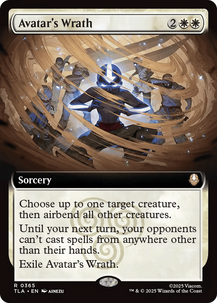 Avatar's Wrath (Extended Art) [Avatar: The Last Airbender] MTG Single Magic: The Gathering  | Multizone: Comics And Games