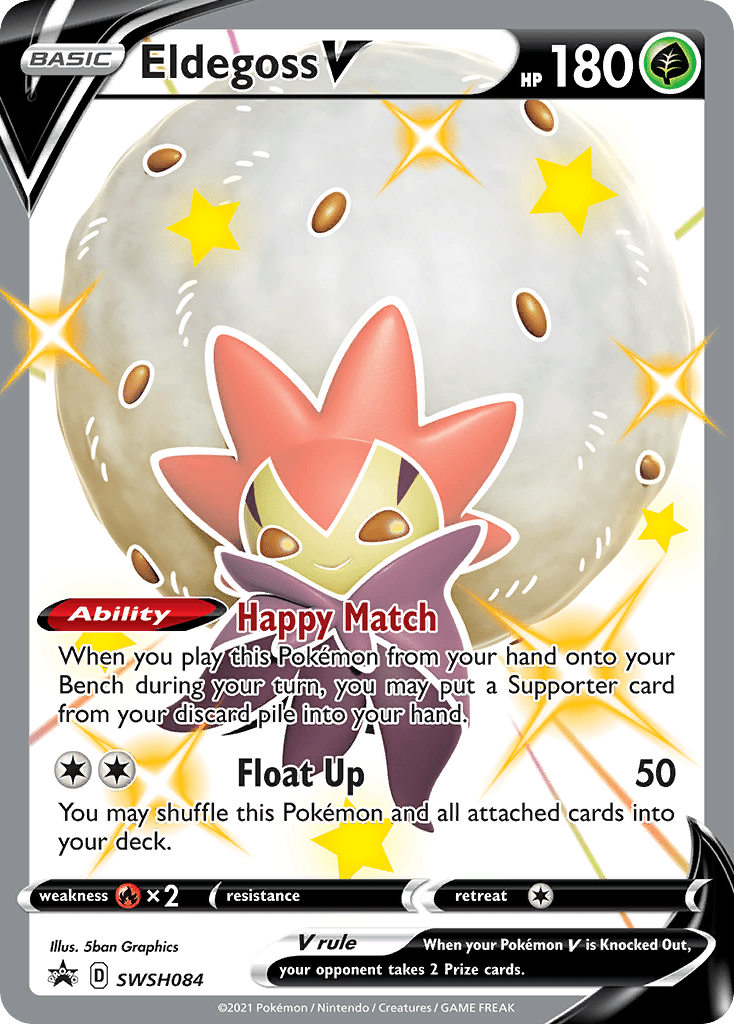 Eldegoss V (SWSH084) [Sword & Shield: Black Star Promos] Pokemon Single Pokémon  | Multizone: Comics And Games