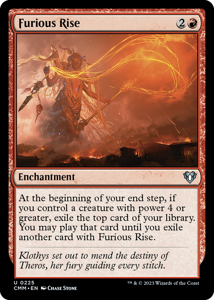 Furious Rise [Commander Masters] | Multizone: Comics And Games