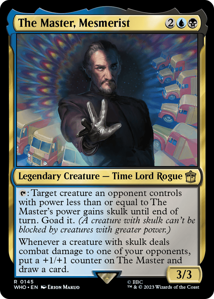 The Master, Mesmerist [Doctor Who] MTG Single Magic: The Gathering  | Multizone: Comics And Games