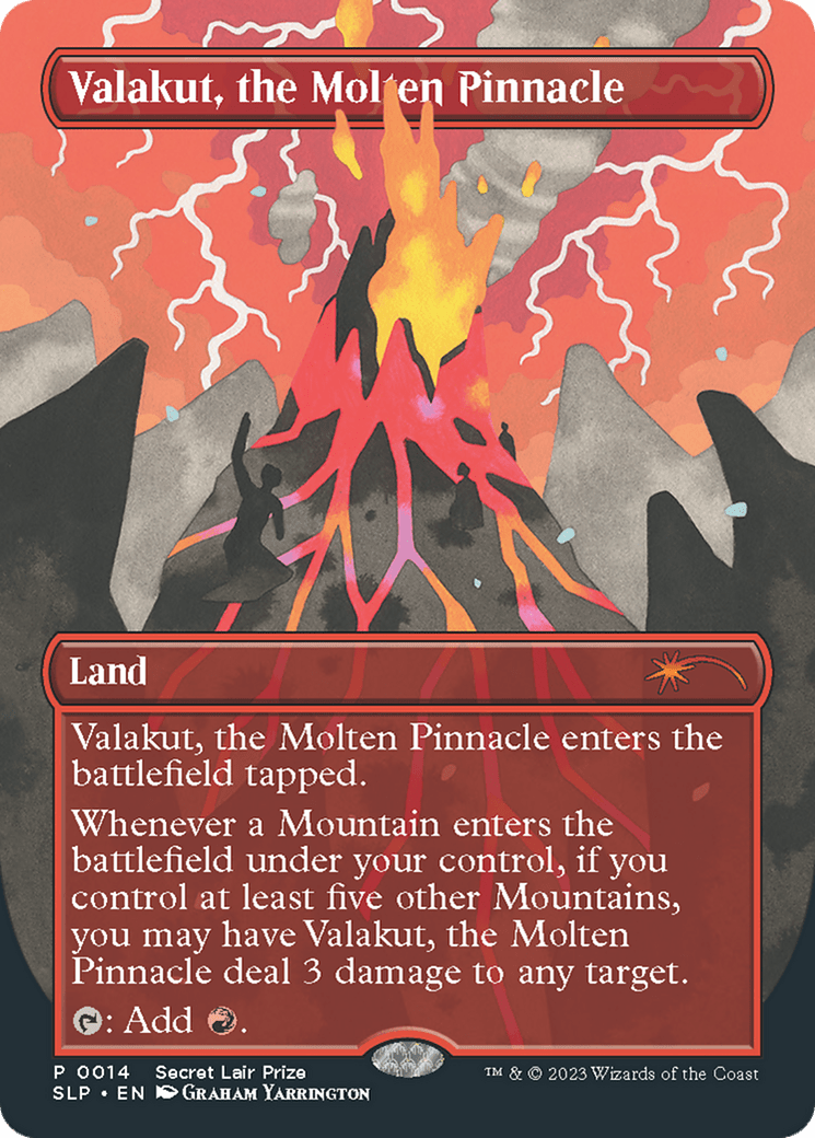 Valakut, the Molten Pinnacle [Secret Lair Showdown] MTG Single Magic: The Gathering  | Multizone: Comics And Games