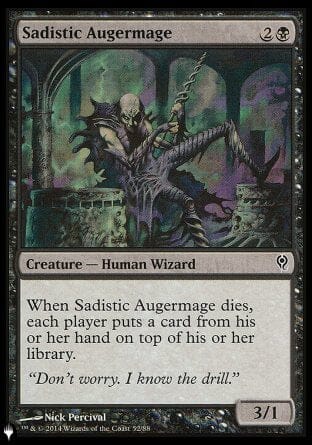 Sadistic Augermage [The List] MTG Single Magic: The Gathering  | Multizone: Comics And Games