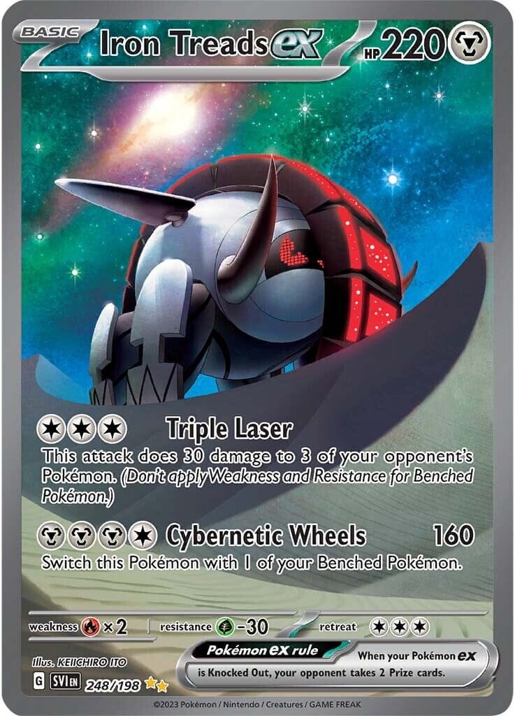 Iron Treads ex (248/198) [Scarlet & Violet: Base Set] Pokemon Single Pokémon  | Multizone: Comics And Games