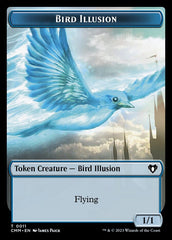 Thopter // Bird Illusion Double-Sided Token [Commander Masters Tokens] MTG Single Magic: The Gathering  | Multizone: Comics And Games