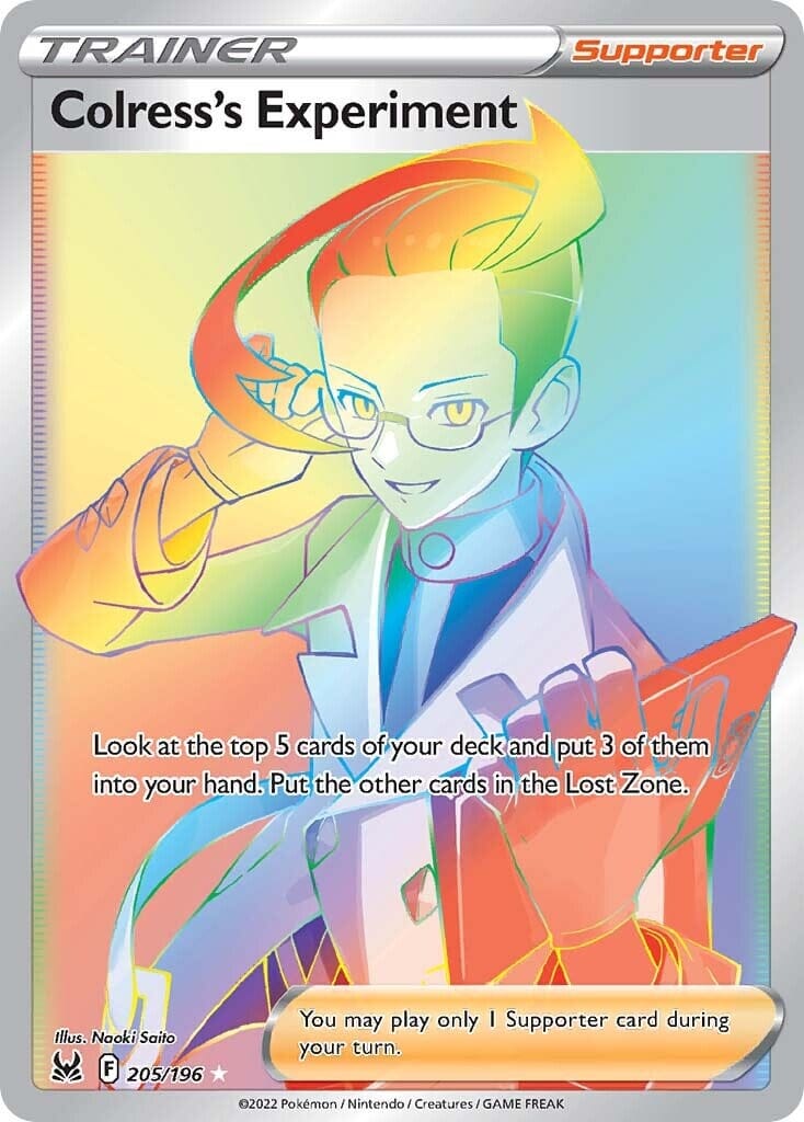 Colress's Experiment (205/196) [Sword & Shield: Lost Origin] Pokemon Single Pokémon  | Multizone: Comics And Games