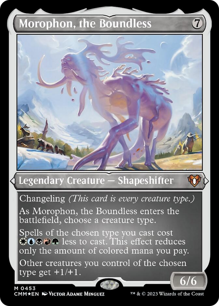 Morophon, the Boundless (Foil Etched) [Commander Masters] | Multizone: Comics And Games