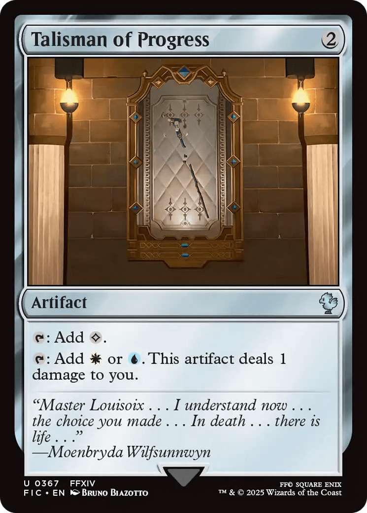 Talisman of Progress [FINAL FANTASY Commander] MTG Single Magic: The Gathering  | Multizone: Comics And Games