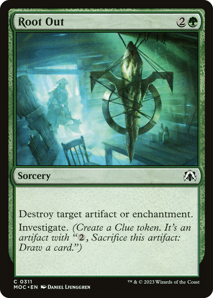 Root Out [March of the Machine Commander] MTG Single Magic: The Gathering  | Multizone: Comics And Games