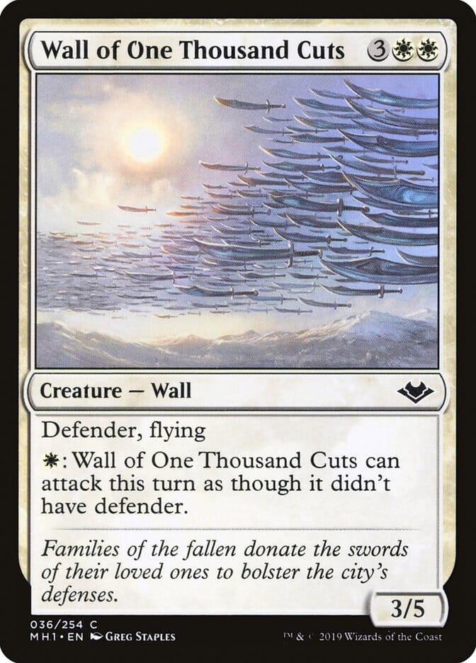 Wall of One Thousand Cuts [Modern Horizons] MTG Single Magic: The Gathering  | Multizone: Comics And Games