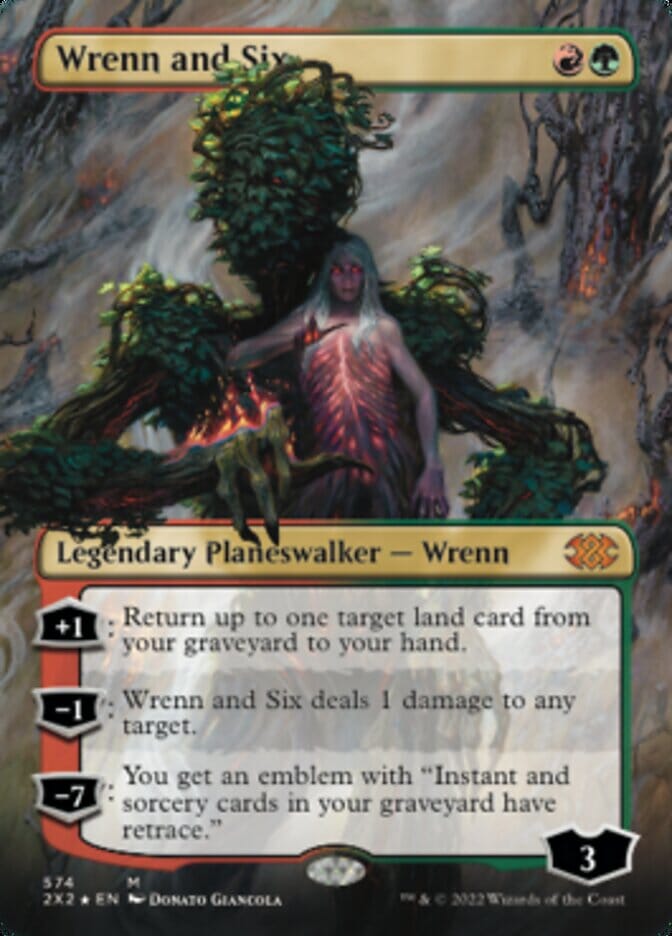 Wrenn and Six (Textured Foil) [Double Masters 2022] MTG Single Magic: The Gathering  | Multizone: Comics And Games