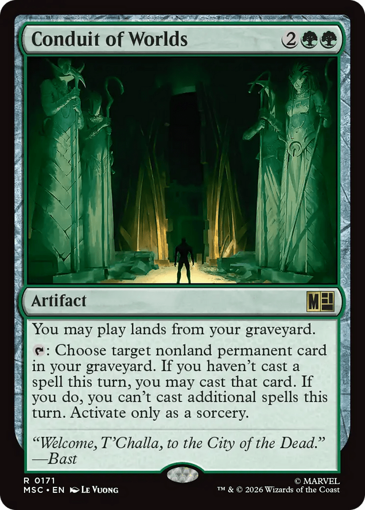 Conduit of Worlds [Marvel Super Heroes Commander] MTG Single Magic: The Gathering  | Multizone: Comics And Games